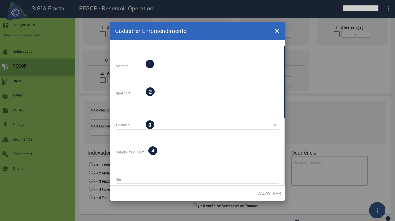 Campos obrigatórios  alt text