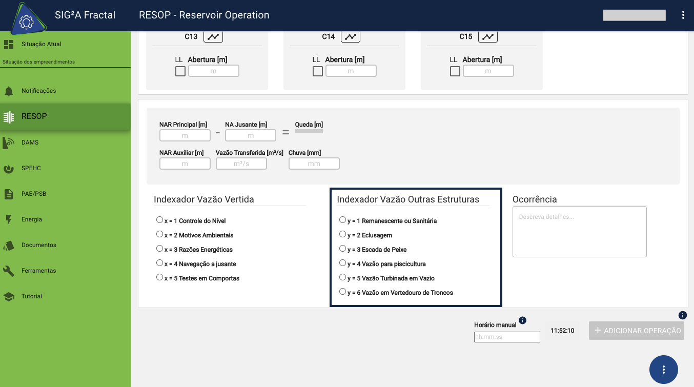 Indexador vazão outras estruturas  alt text