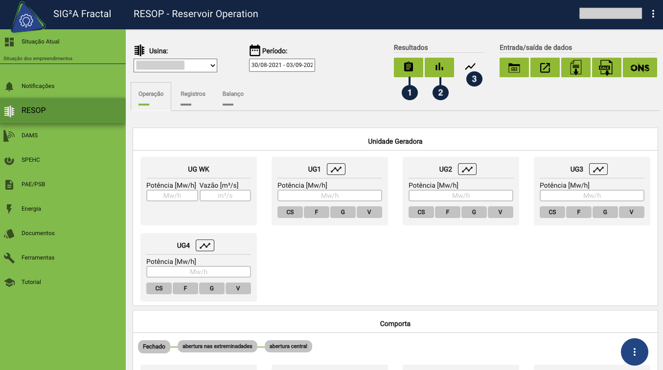 Menu Resultados  alt text