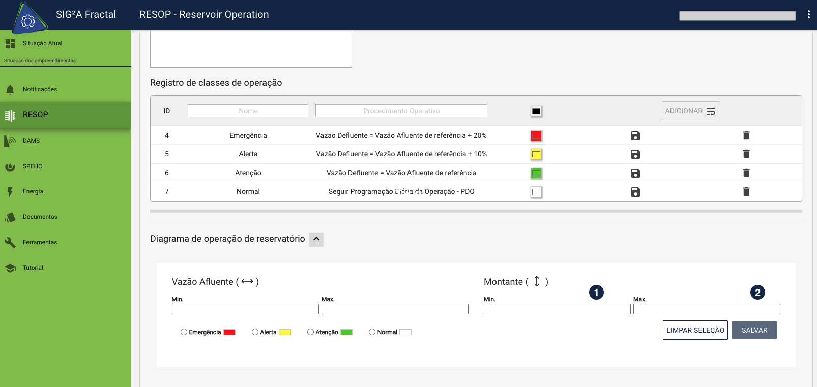 Limites da Montante  alt text