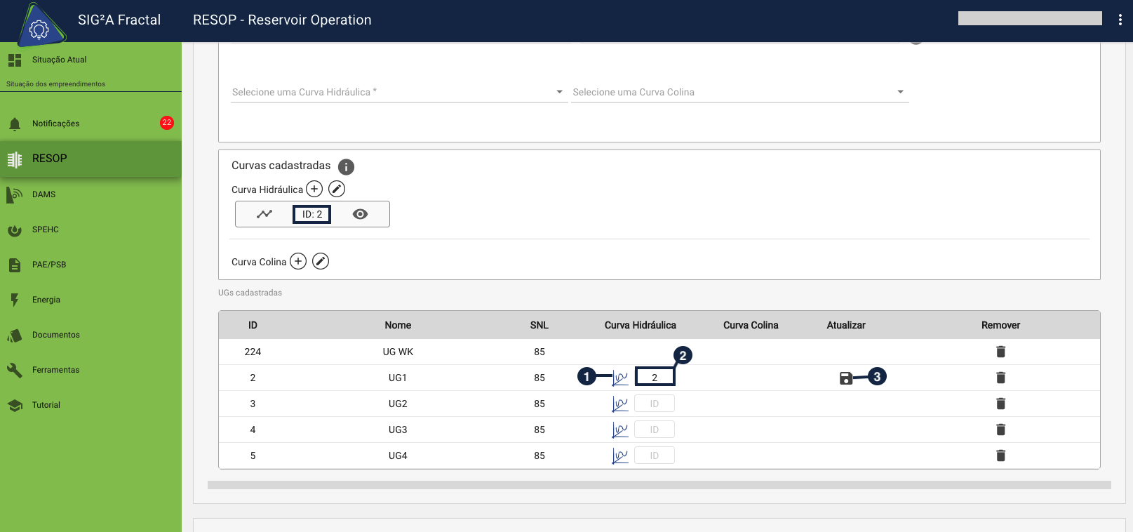Curvas da UG alt text